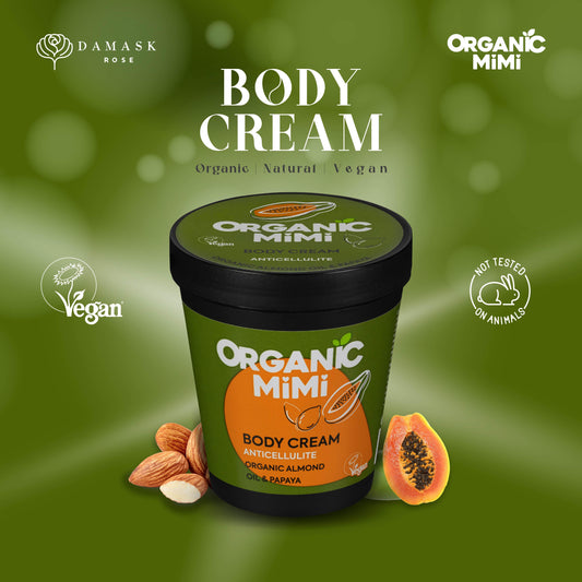 Organic Mimi, Body Cream Antiсellulite Almond & Papaya, 200 ml