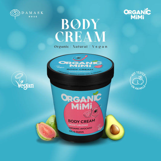 Organic Mimi, Body Cream Moisturizing Avocado & Guava, 200 ml