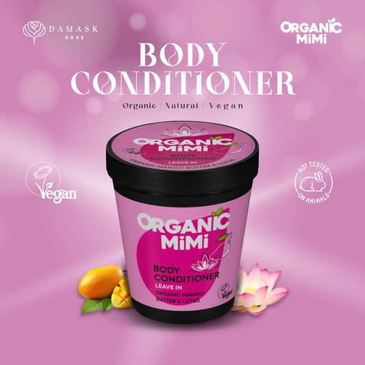 Organic Mimi, Body Conditioner Leave In Mango & Lotus, 200 ml