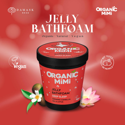 Organic Mimi, Jelly Bathfoam Deep Sleep Camellia & Lotus, 200 ml