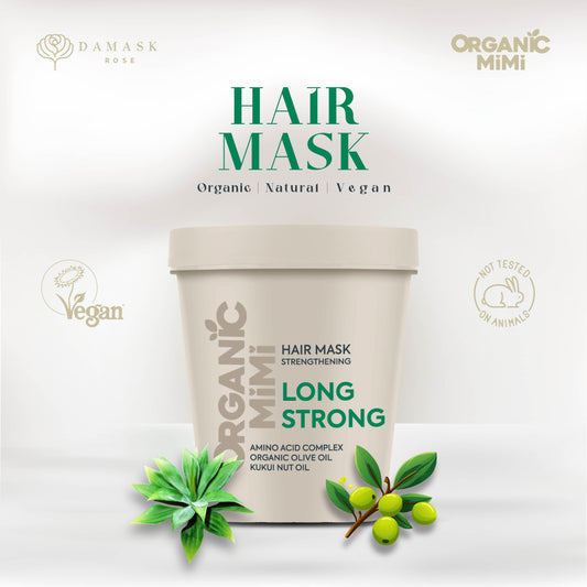 ORGANIC MIMI, HAIR MASK STRENGTHENING LONG STRONG, 200 ml
