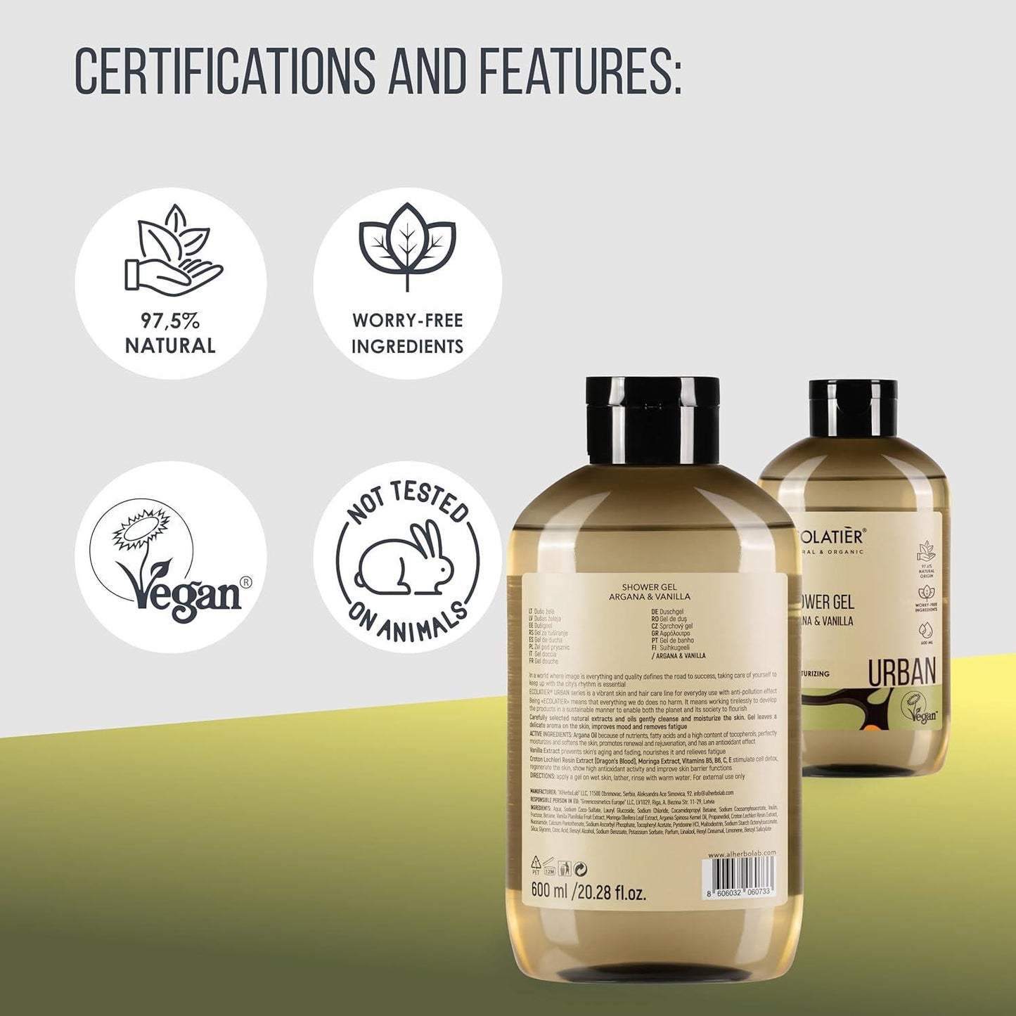 x-Shower Gel Argana & Vanilla