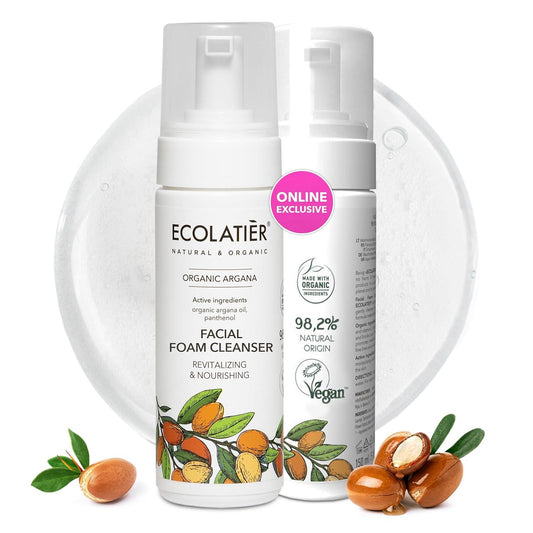 x-Facial Foam Cleanser Revitalizing & Nourishing  Organic Argana