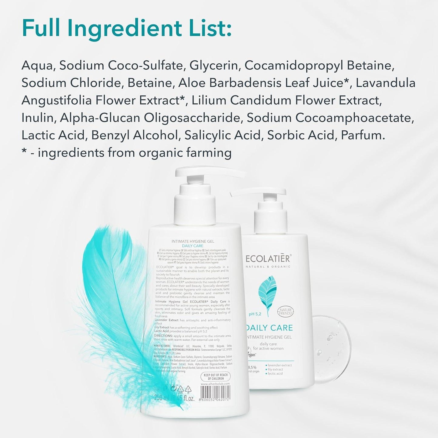 x-ECL Intimate Hygiene Gel Daily Care 250 ml