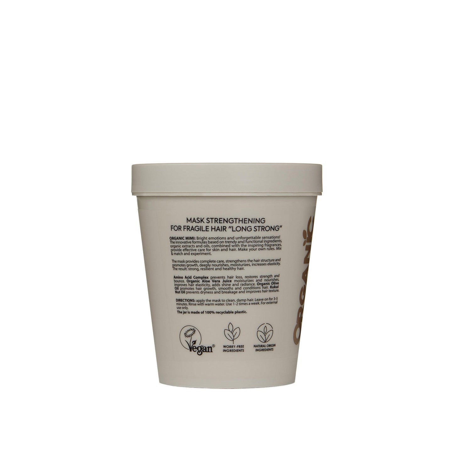 ORGANIC MIMI, HAIR MASK STRENGTHENING LONG STRONG, 200 ml