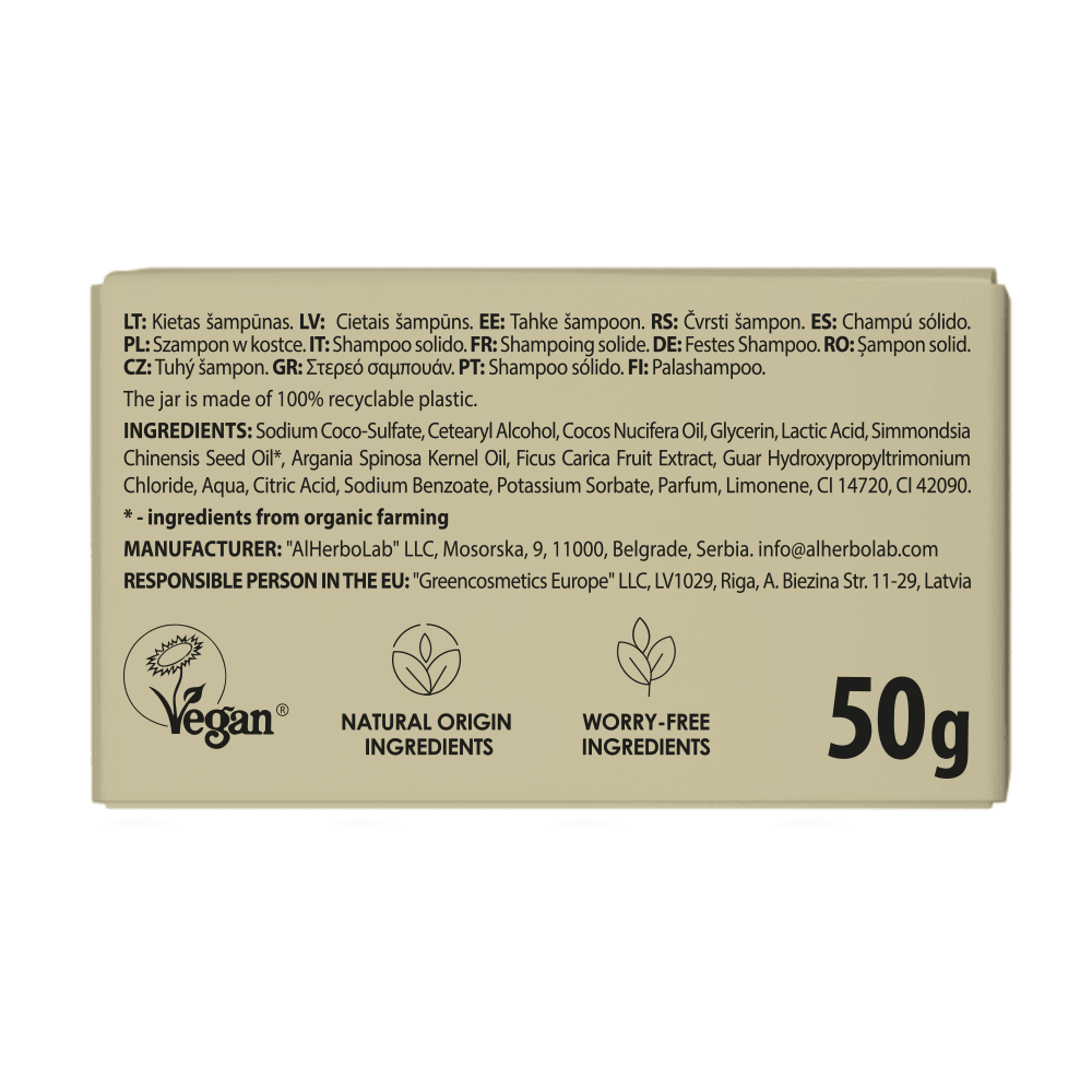 ORGANIC MIMI, FRUIT WAVE FORTIFYING AND GROWTH SHAMPOO BAR, 50 g