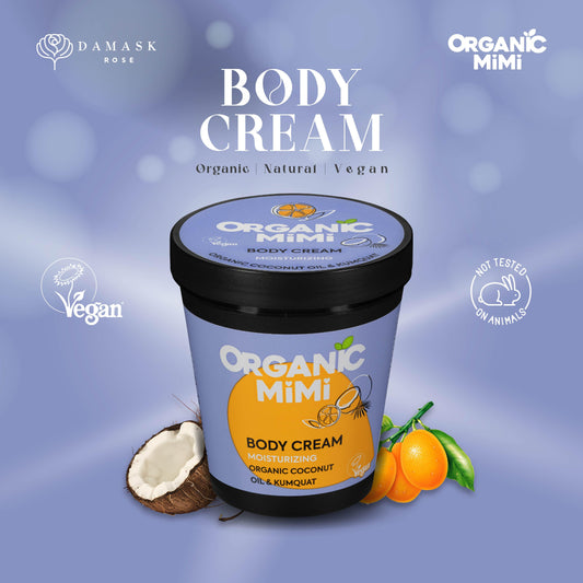 Organic Mimi, Body Cream Moisturizing Coconut & Kumquat, 200 ml