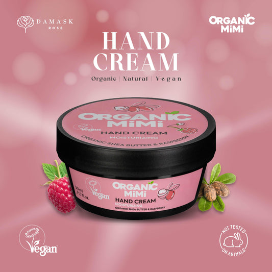 Organic Mimi, Hand Cream Moisturizing Shea & Raspberry, 50 ml