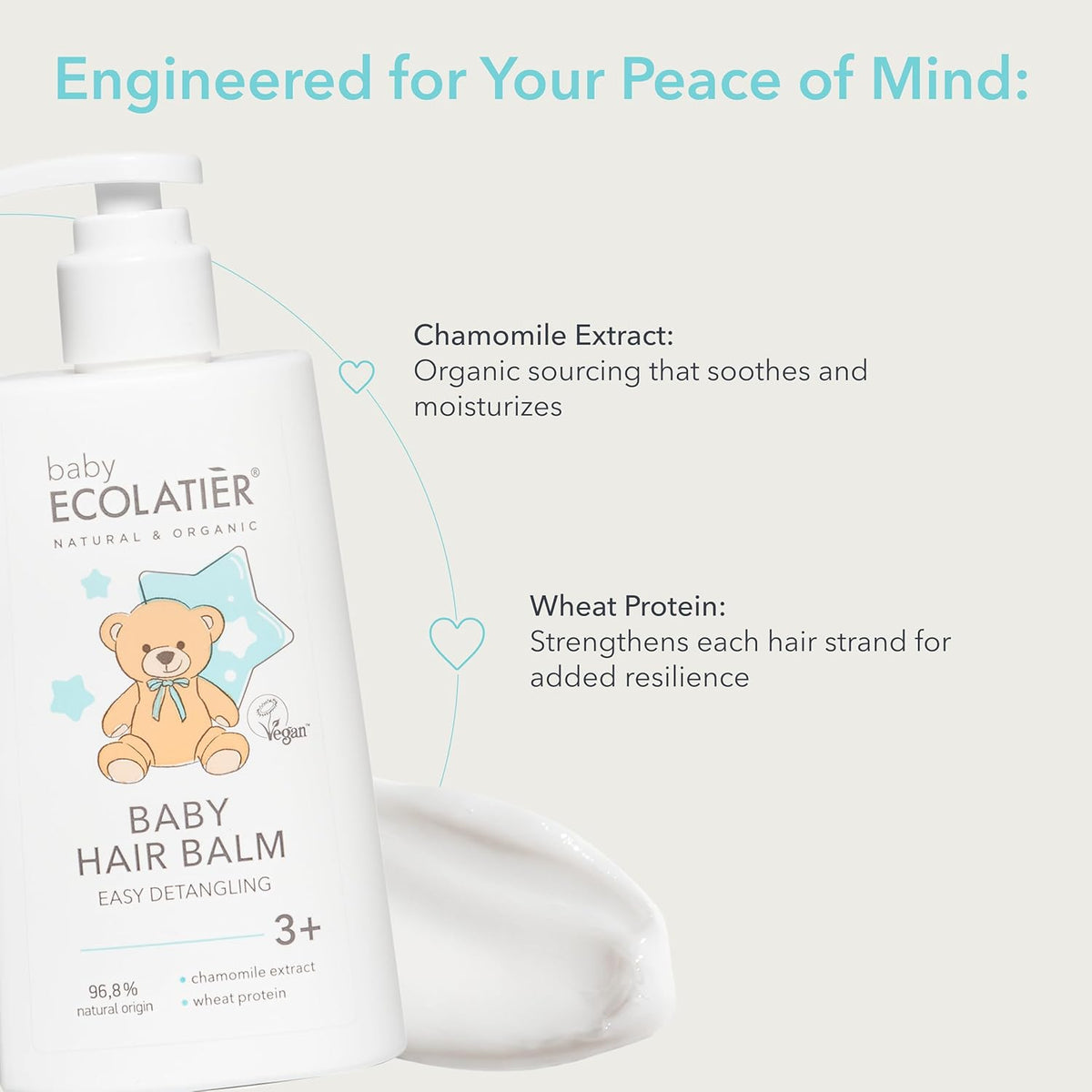 Baby Hair Balm Easy Detangling 3+ 250 ml