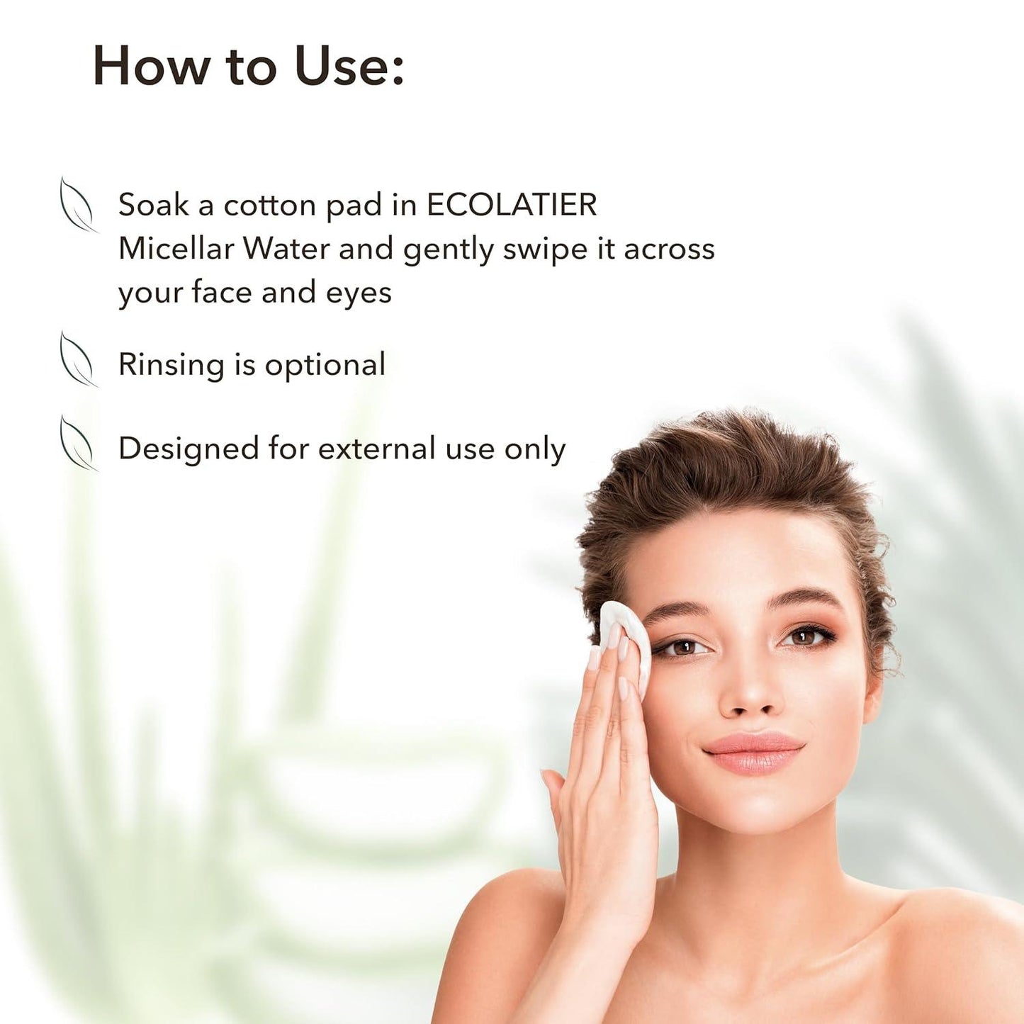 x-Micellar Water Cleansing & Mouisturizing Organic Aloe Vera