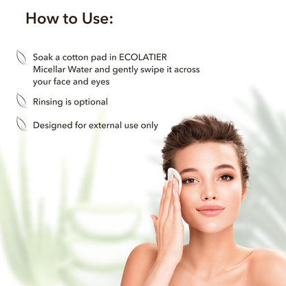 x-Micellar Water Cleansing & Mouisturizing Organic Aloe Vera