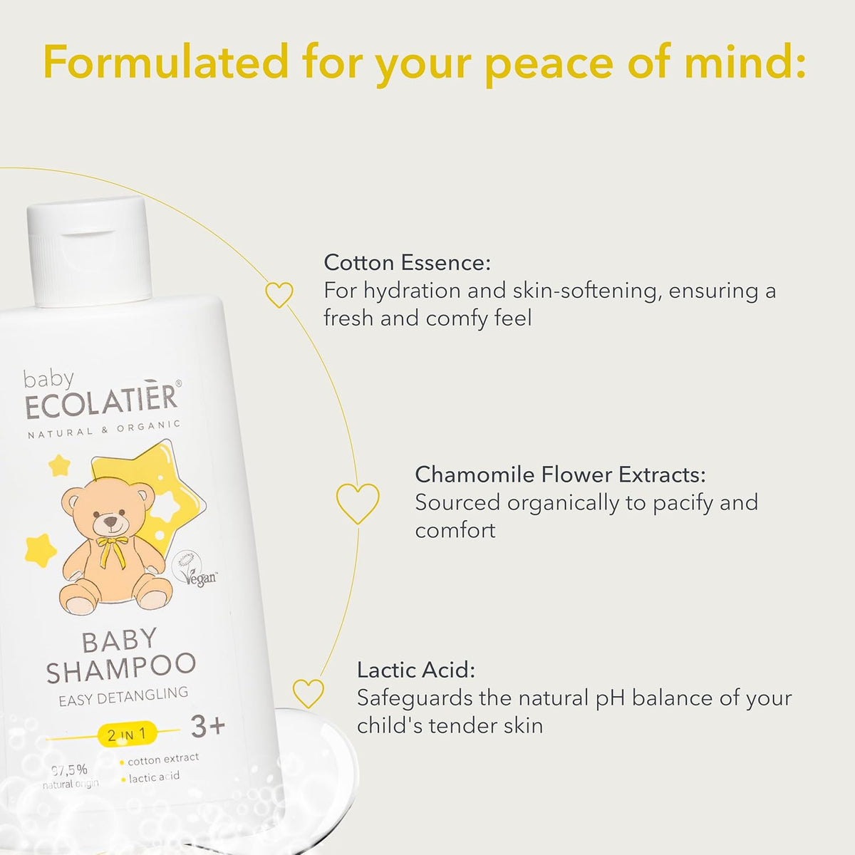 Baby Shampoo 2-in-1 Easy Detangling 3+ 250ml