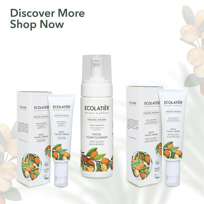 x-Facial Foam Cleanser Revitalizing & Nourishing  Organic Argana