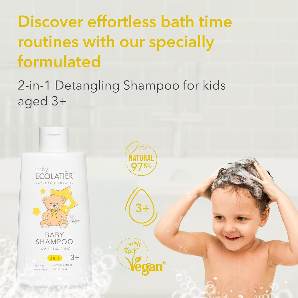 Baby Shampoo 2-in-1 Easy Detangling 3+ 250ml