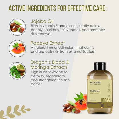 x-Shower Gel Jojoba & Papaya