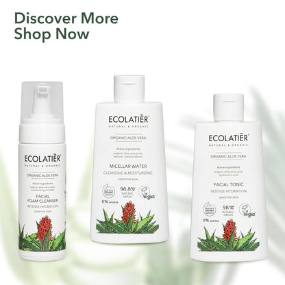 x-Facial Foam Cleanser  Intense Hydration Organic Aloe Vera
