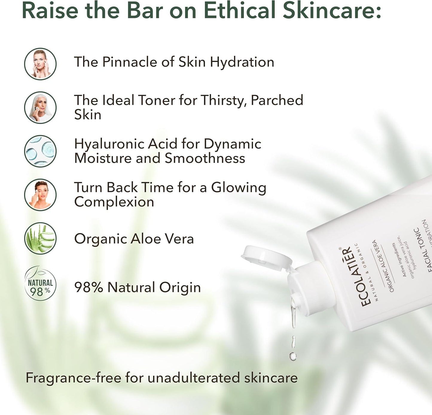 x-Facial Tonic Intense Hydration Organic Aloe Vera