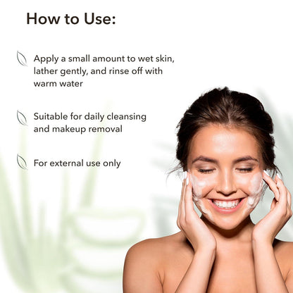x-Facial Foam Cleanser  Intense Hydration Organic Aloe Vera