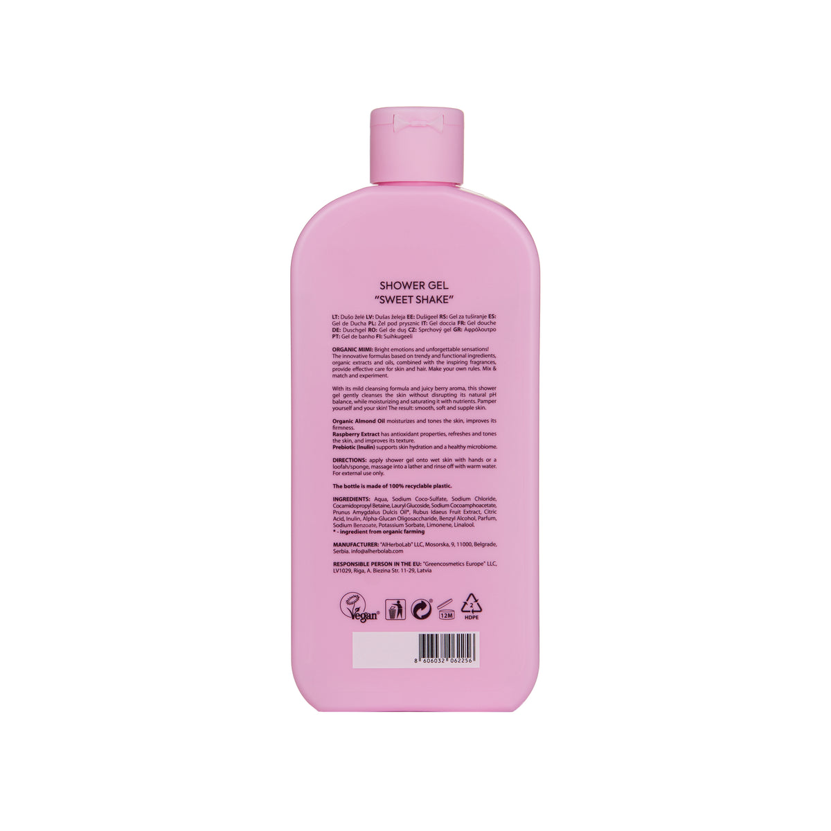 ORGANIC MIMI, SHOWER GEL SWEET SHAKE, 400 ml