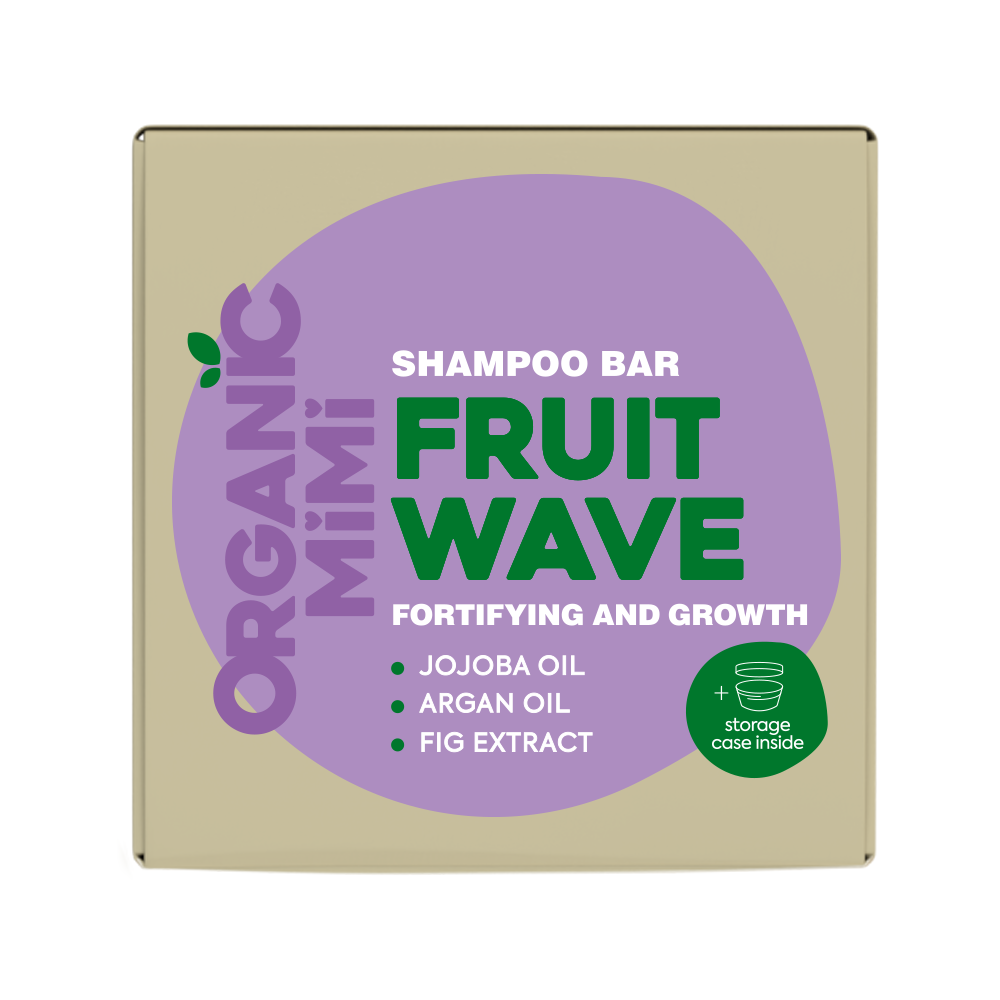 ORGANIC MIMI, FRUIT WAVE FORTIFYING AND GROWTH SHAMPOO BAR, 50 g