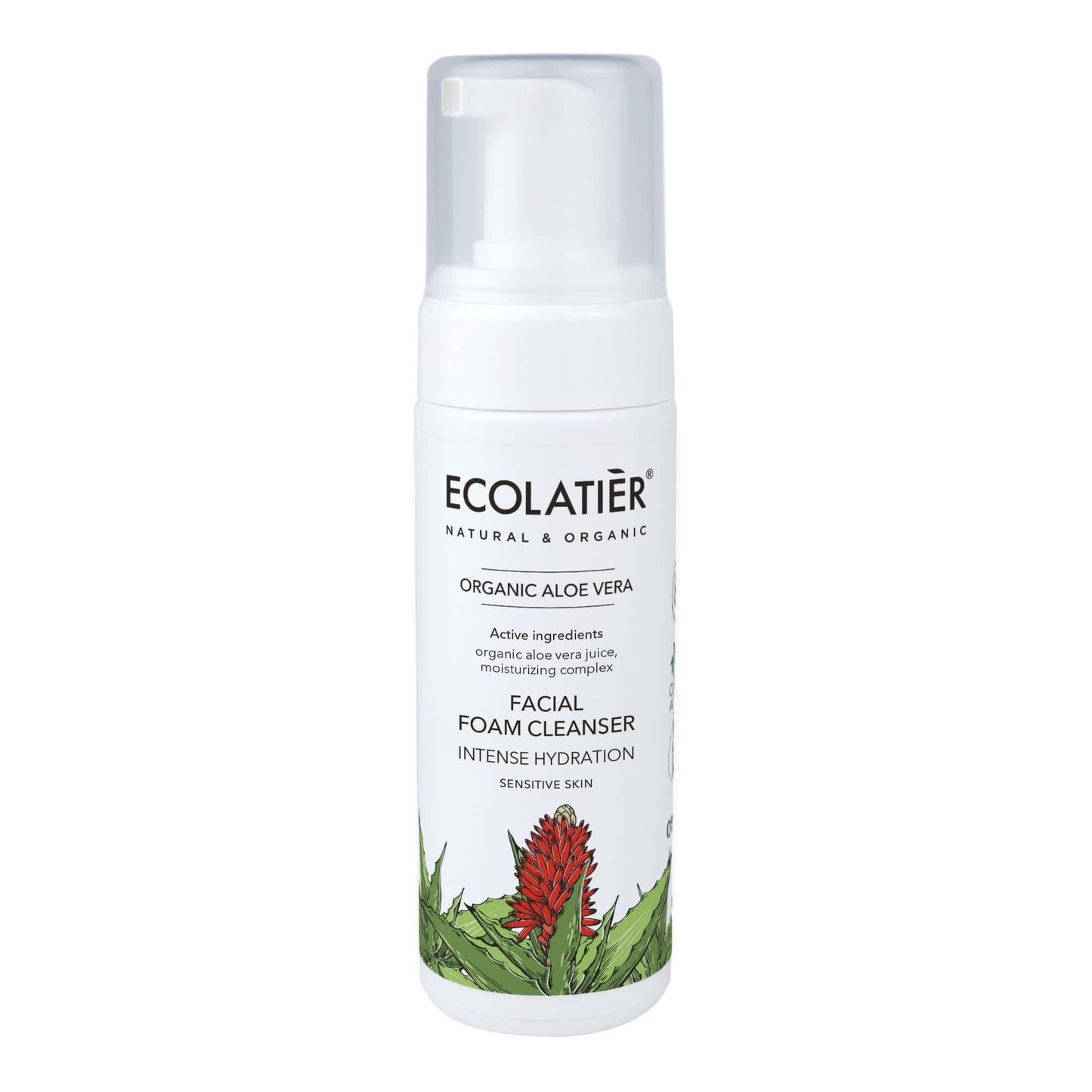 x-Facial Foam Cleanser  Intense Hydration Organic Aloe Vera
