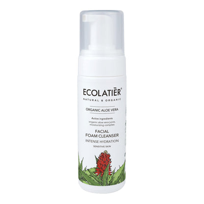 x-Facial Foam Cleanser  Intense Hydration Organic Aloe Vera