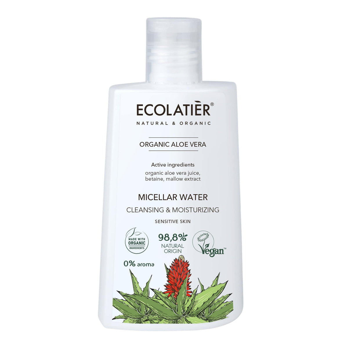 Micellar Water Cleansing & Mouisturizing Organic Aloe Vera