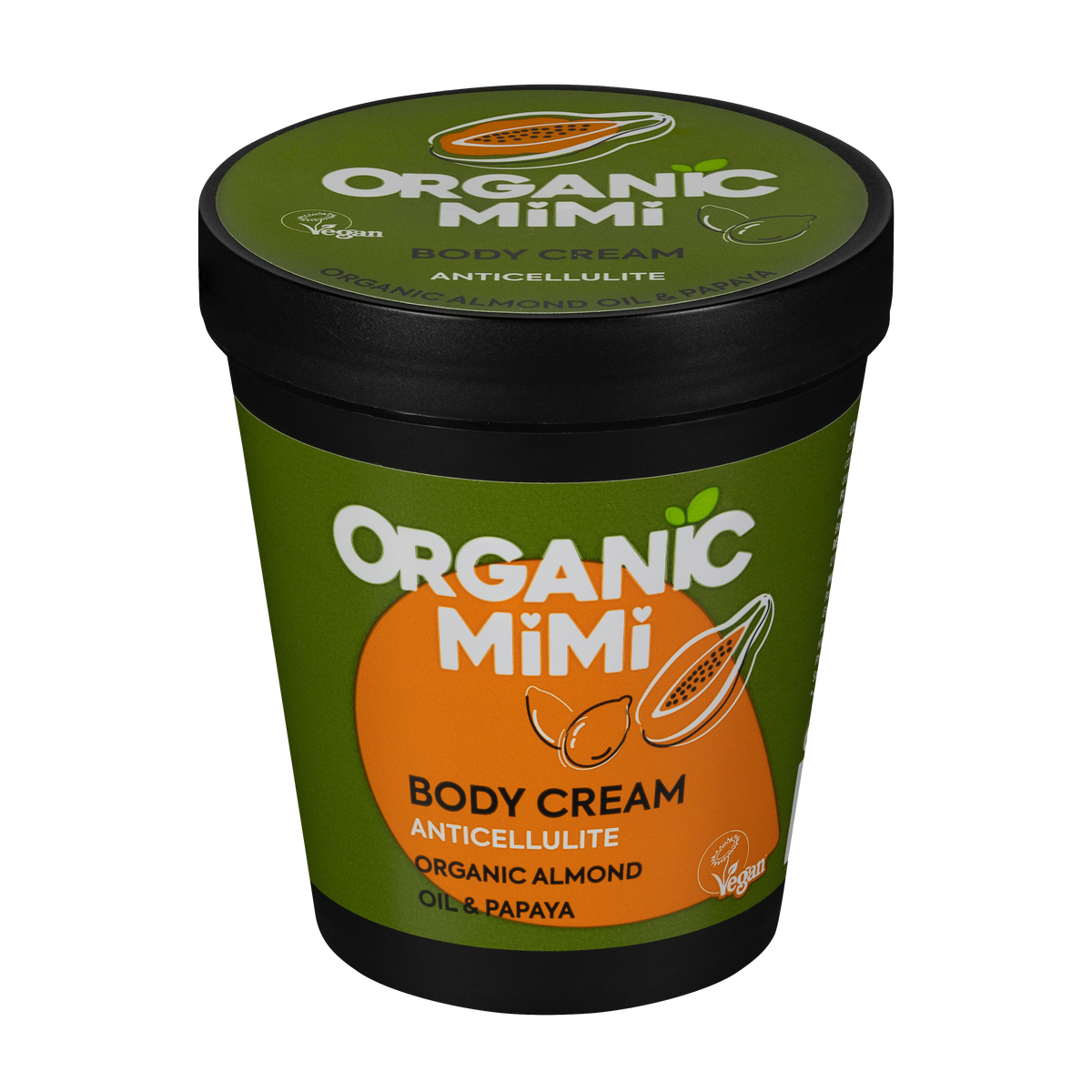 Organic Mimi, Body Cream Antiсellulite Almond & Papaya, 200 ml