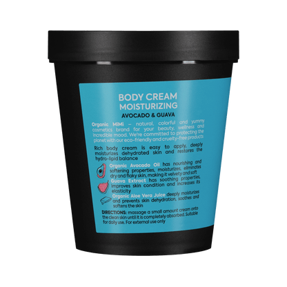 Organic Mimi, Body Cream Moisturizing Avocado & Guava, 200 ml