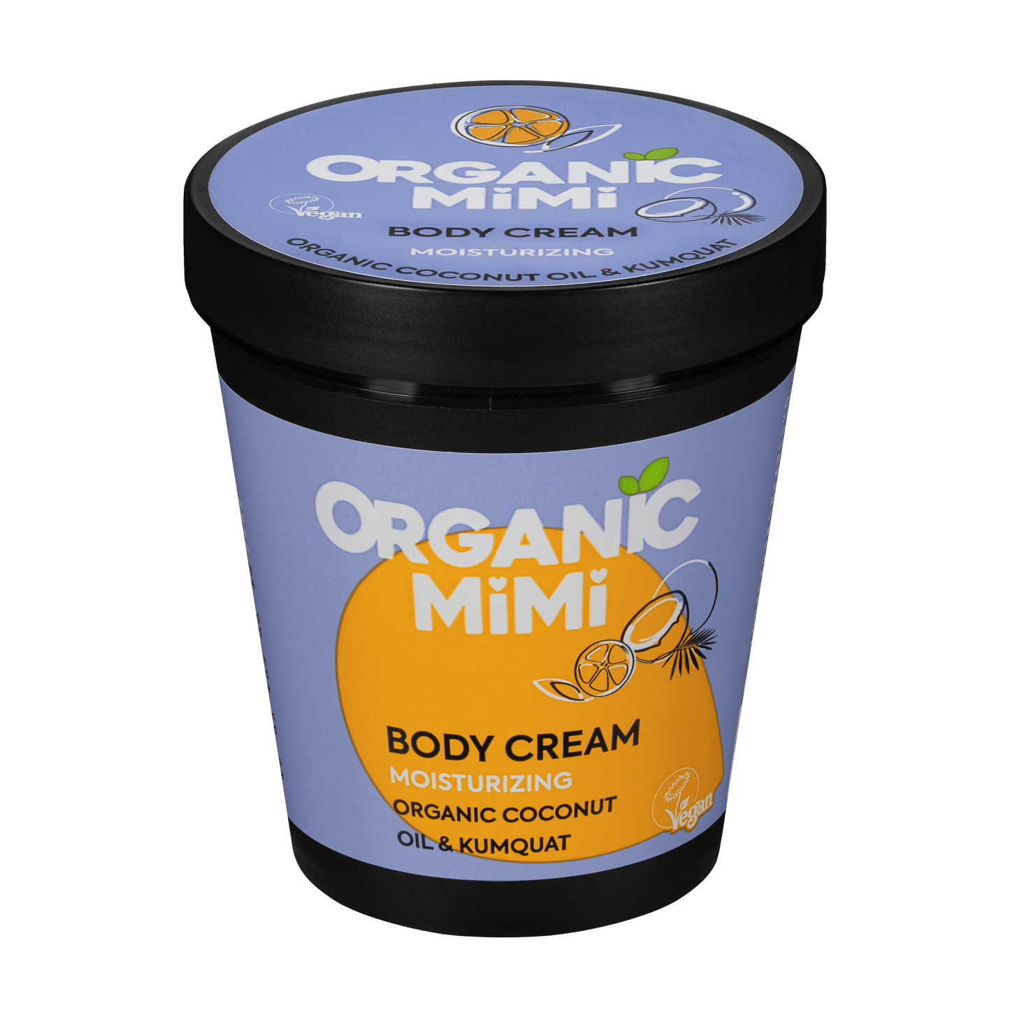 Organic Mimi, Body Cream Moisturizing Coconut & Kumquat, 200 ml