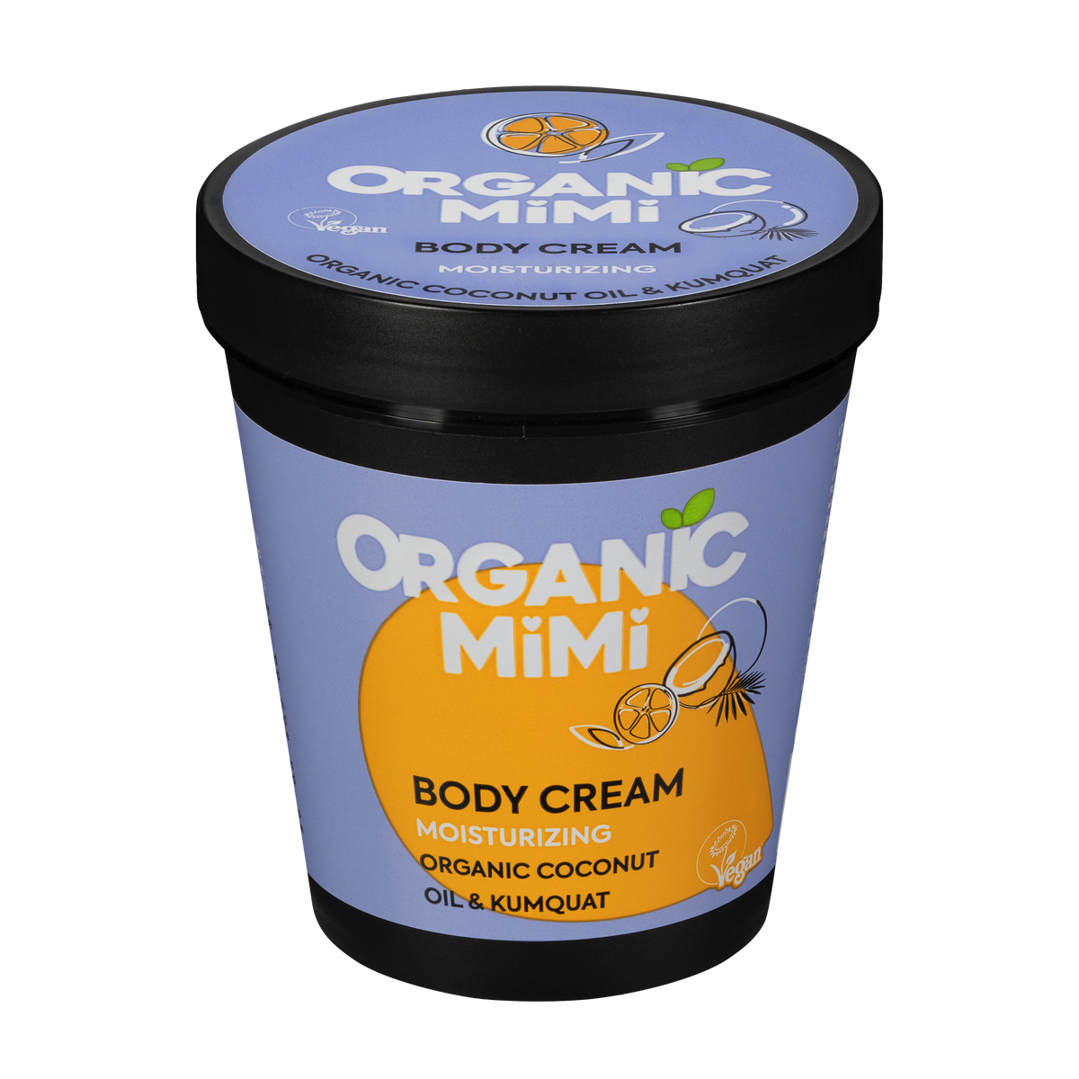 Organic Mimi, Body Cream Moisturizing Coconut & Kumquat, 200 ml