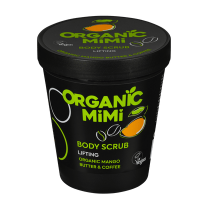 Organic Mimi, Body Scrub Lifting Mango & Coffee, 250 g