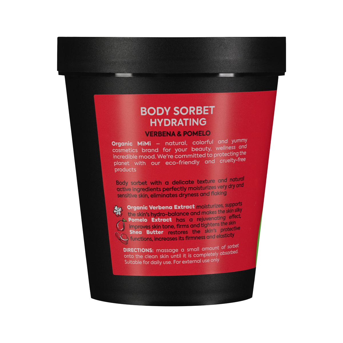 Organic Mimi, Body Sorbet Hydrating Verbena & Pomelo, 200 ml