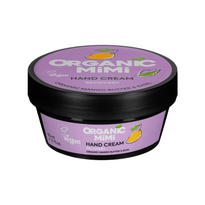 Organic Mimi, Hand Cream Recovery Mango & Basil, 50 ml